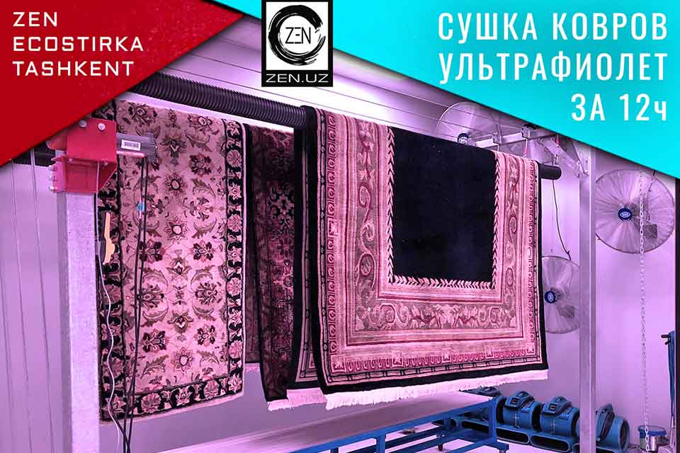 zen-uz сушка ковров с ультрафиолетовыми лампами